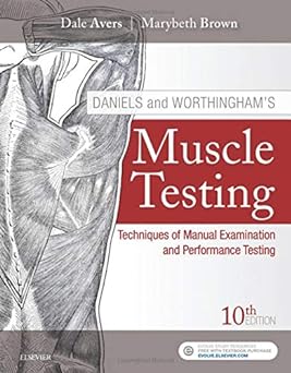 Daniels and Worthingham's Muscle Testing: Techniques of Manual Examination and Performance Testing 10ed