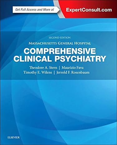 Massachusetts General Hospital Comprehensive Clinical Psychiatry: 2ed