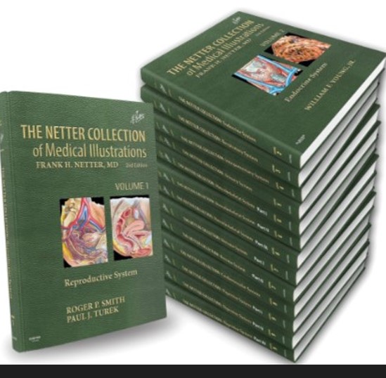 The Netter Collection of Medical Illustrations Complete Package: 2ed