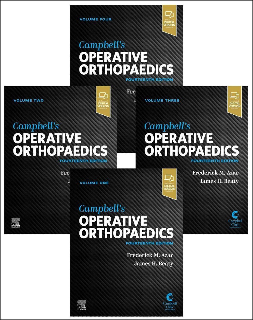 Campbell's Operative Orthopaedics, 4-VOL Set: 14ed