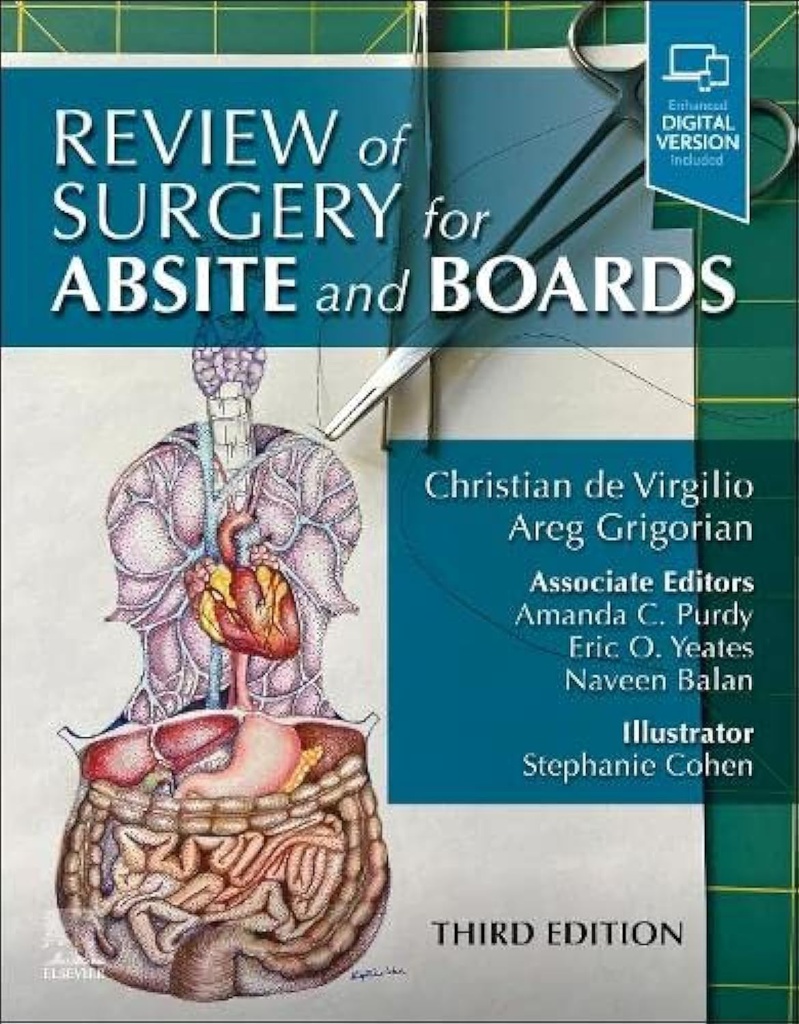 Review of Surgery for ABSITE and Boards: 3ed