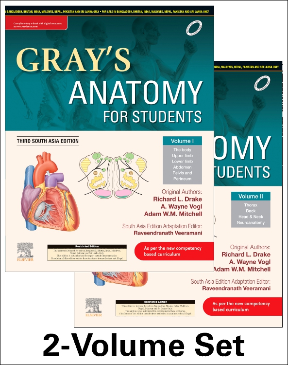 Gray's Anatomy for Students, 2-Vol. Set, 3rd SAE