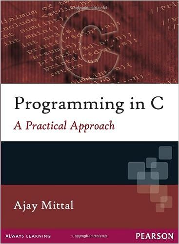 Programming in C - A Practical Approach 