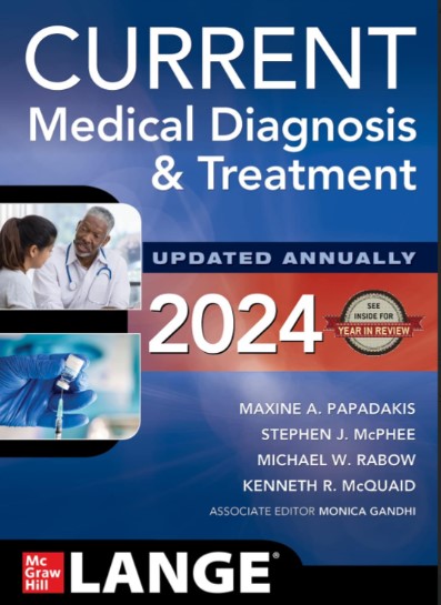 CURRENT MEDICAL DIAGNOSIS & TREATMENT 2024 (IE)