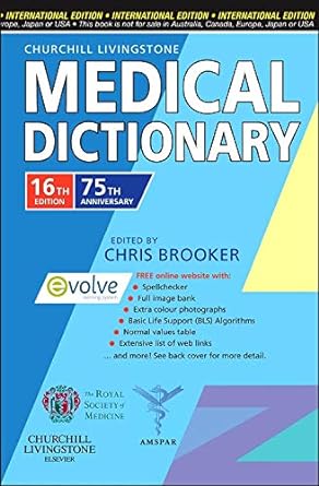 [B9780443104107] Churchill Livingstone Medical Dictionary, IE: 16ed