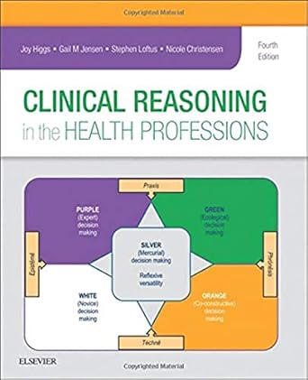 [B9780702062247] Clinical Reasoning in the Health Professions: 4ed