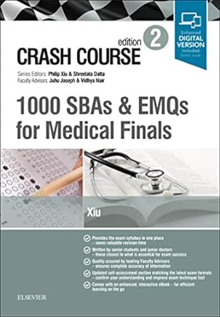 [B9780702073847] Crash Course 1000 SBAs and EMQs for Medical Finals: 2ed