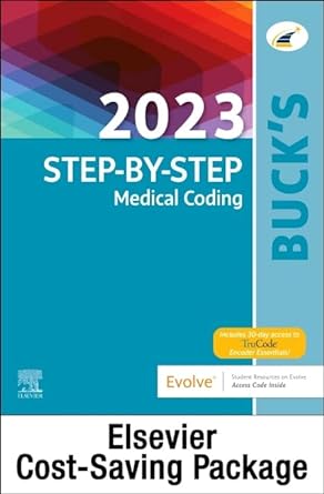 [B9780323716857] Buck's Medical Coding Online for Step-by-Step Medical Coding, 2023 Edition (Access Code and Textbook Package): 1ed