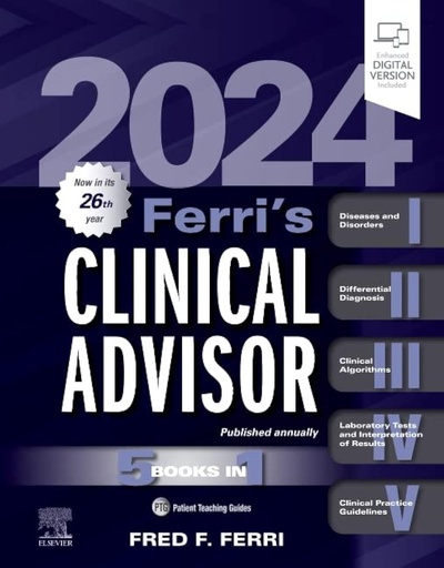 [B9780323755764] Ferri's Clinical Advisor 2024: 1ed