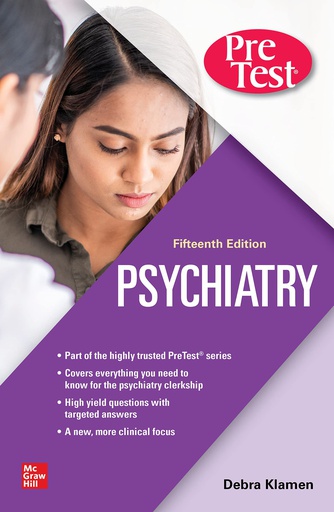 [B9781260469349] PSYCHIATRY PRESTEST (IE)