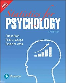 [B9789353940362] Statistics for Psychology, 6/e