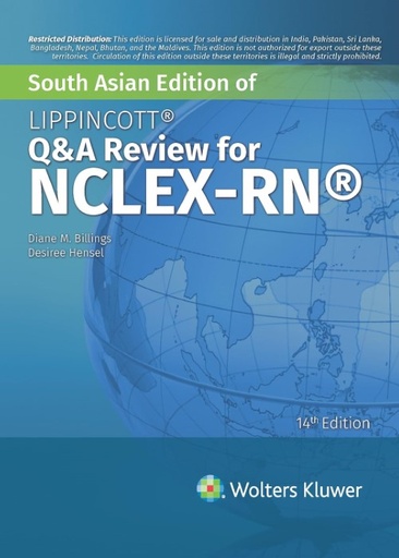 [B9788119666737] Lippincott's Q&A Review for NCLEX-RN, 14/e